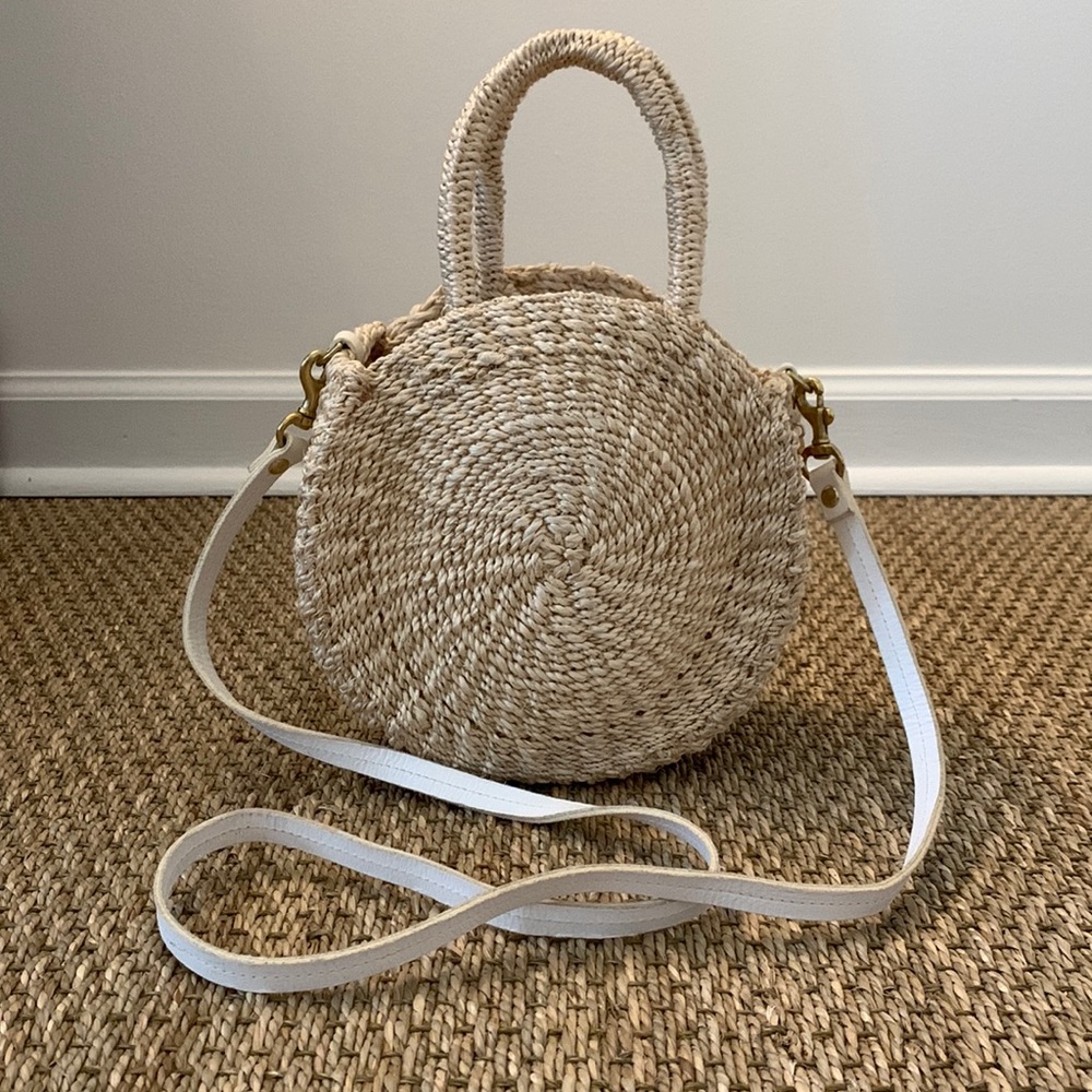 Clare V. Petite Alice Tote in Natural Cream